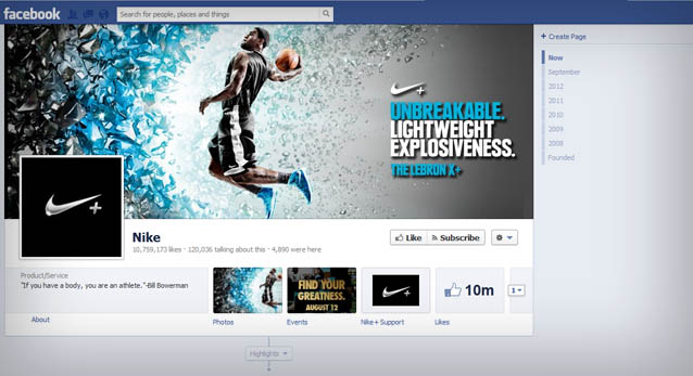 nike official page