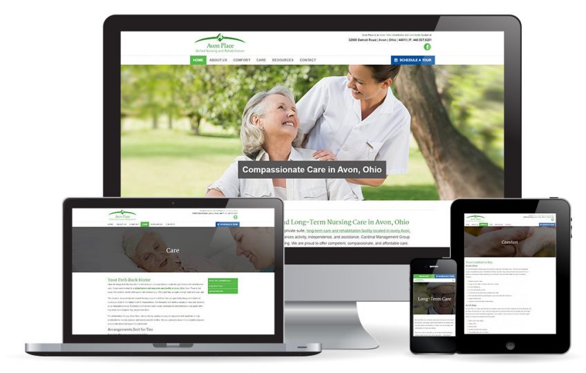 Avon Ohio Nursing Home Web Design, Cleveland Web Design Company